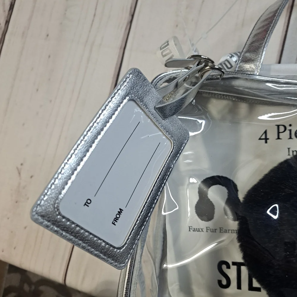Steve Madden Bag W/ Luggage Tag & Earmuff No Travel Cup 2 FOR 20 SALE